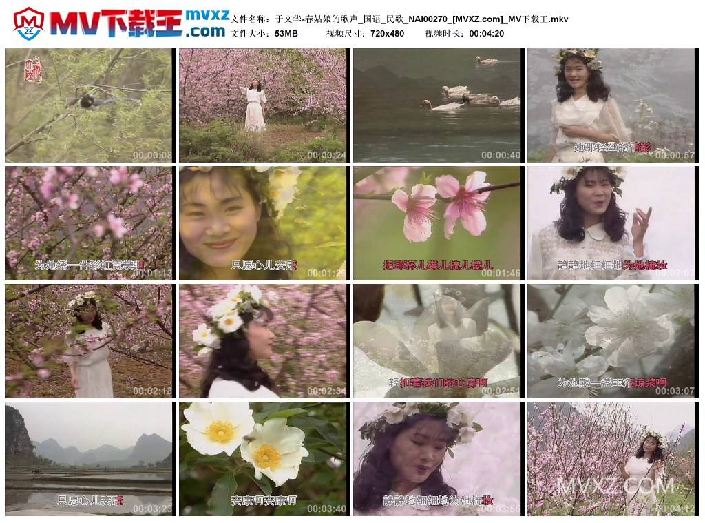 于文华-春姑娘的歌声_国语_民歌_NAI00270